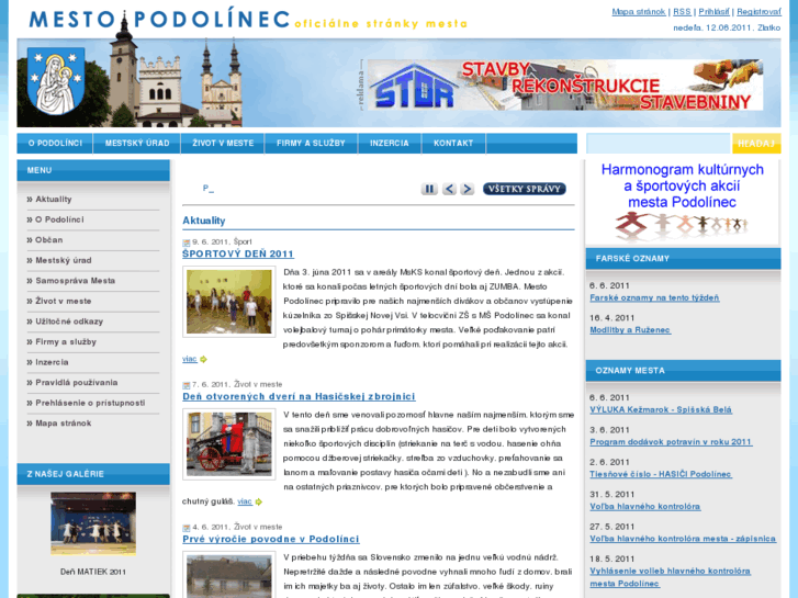 www.podolinec.eu