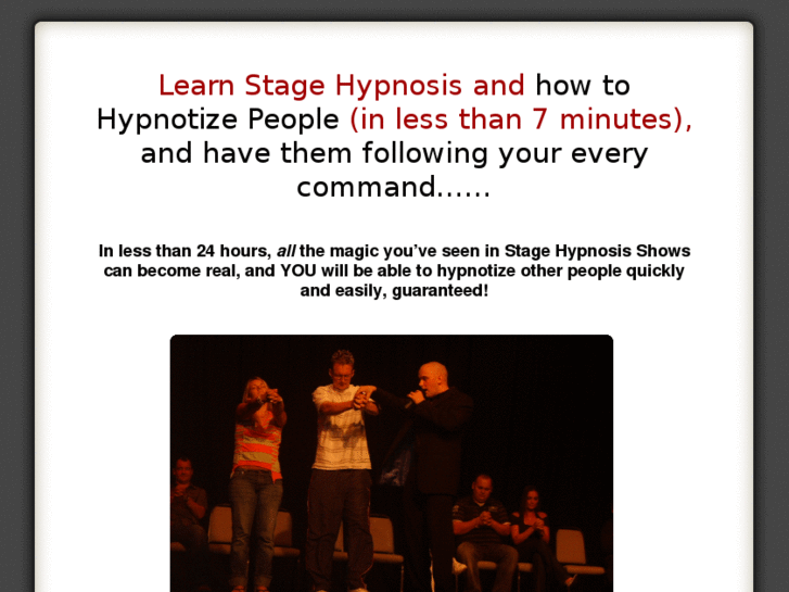 www.theartofstagehypnosis.com