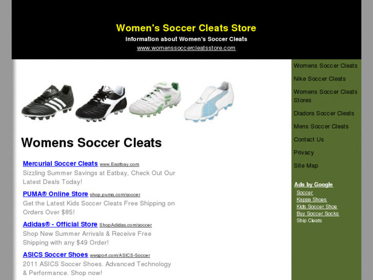 www.womenssoccercleatsstore.com