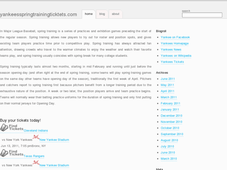 www.yankeesspringtrainingticktets.com