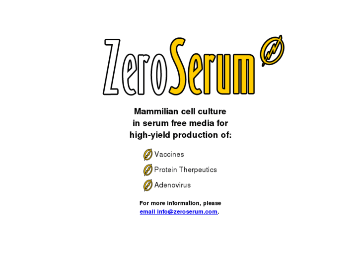 www.zeroserum.com