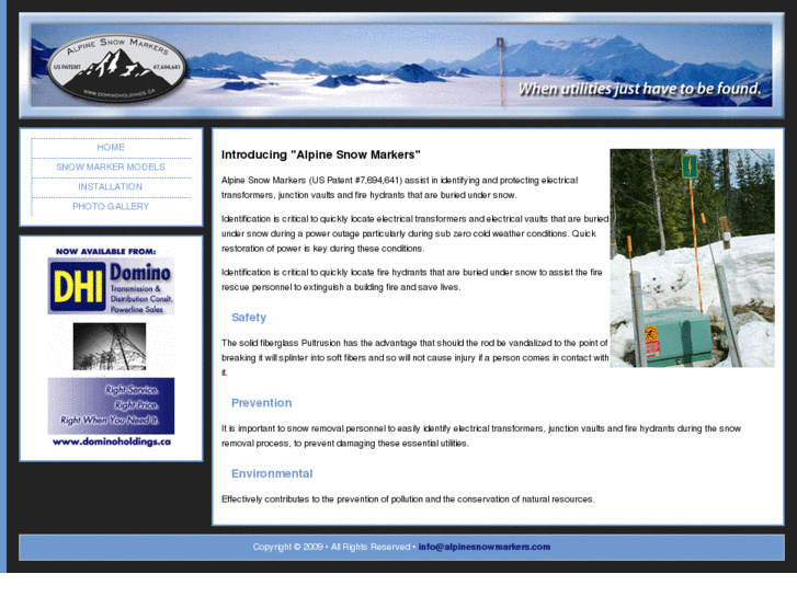 www.alpinesnowmarkers.com