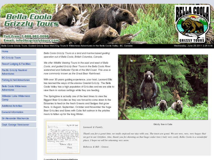 www.bcgrizzlytours.com