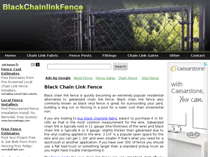 www.blackchainlinkfence.com