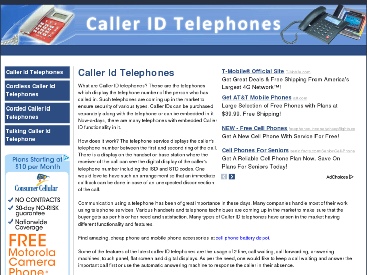 www.calleridtelephones.net