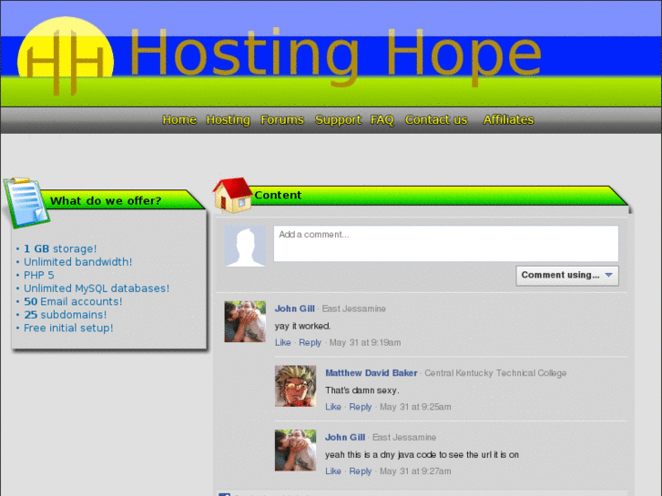 www.hostinghope.org