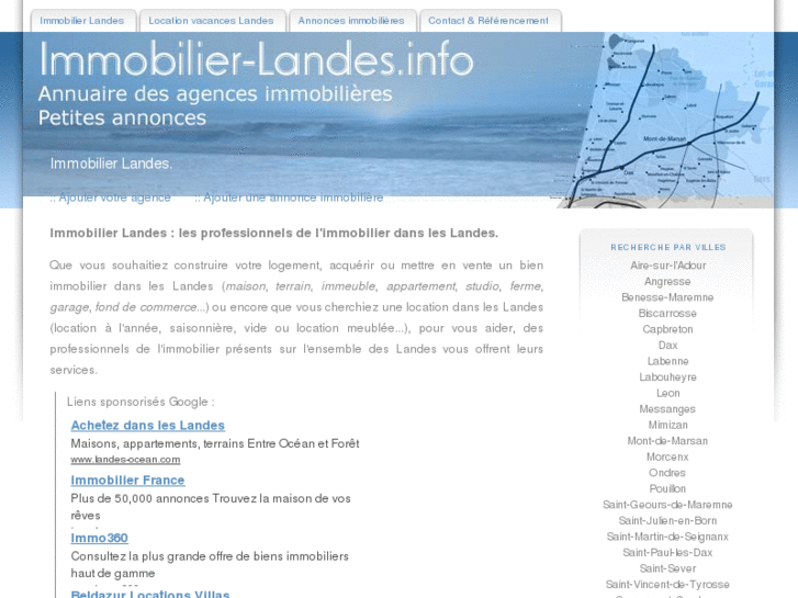 www.immobilier-landes.info