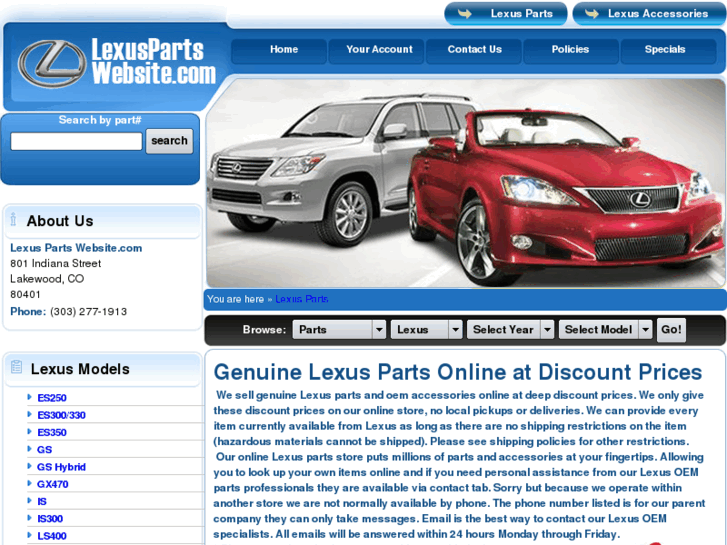 www.lexuspartswebsite.com