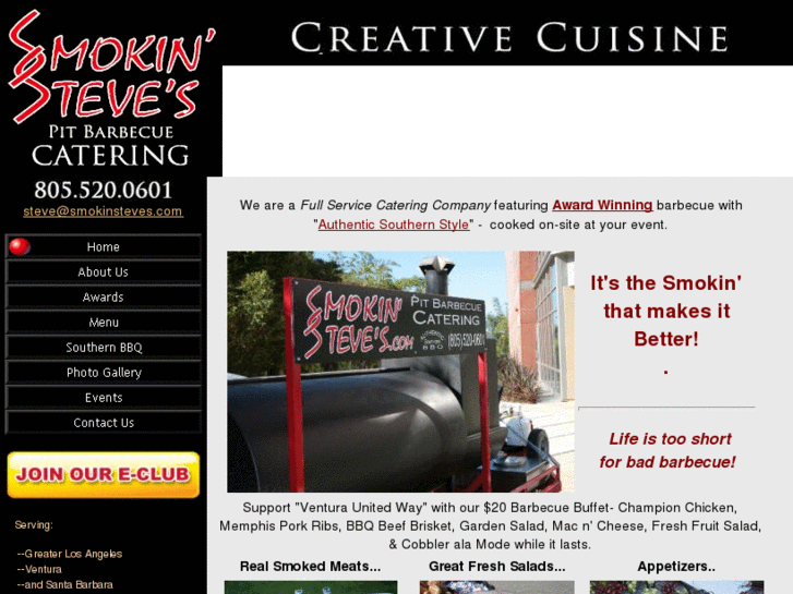 www.smokinstevescatering.com