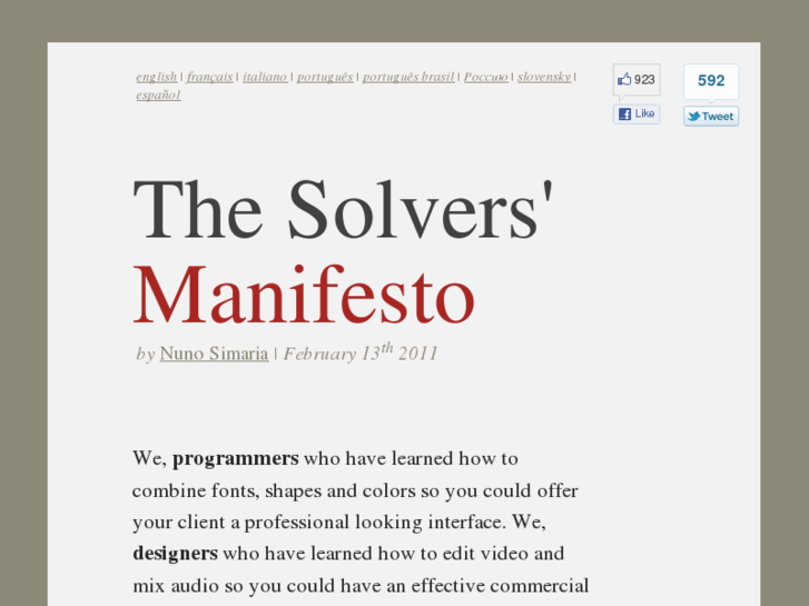 www.solversmanifesto.com