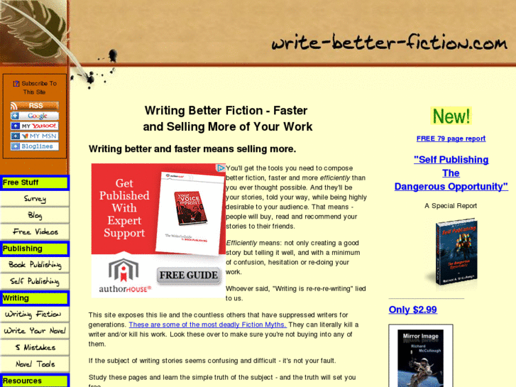 www.writebetterfictionfaster.com