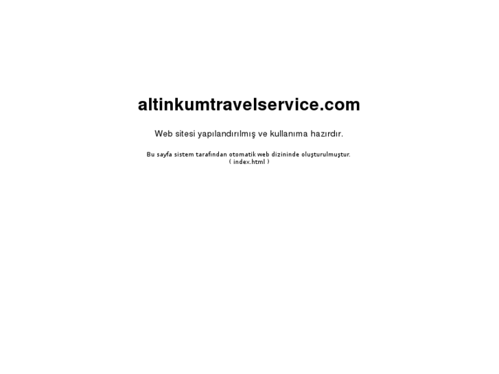 www.altinkumtravelservice.com