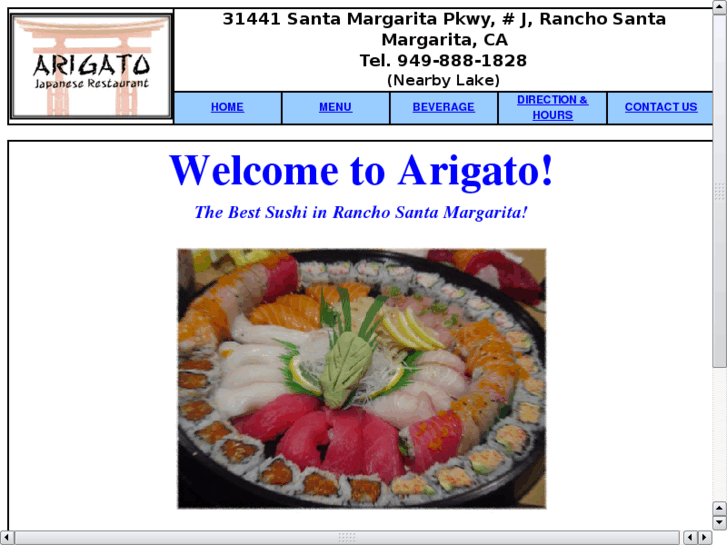 www.arigatosushi.net