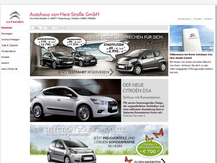 www.autohaus-von-herz-strasse.com