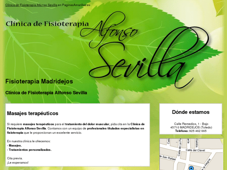 www.clinicafisioterapiaalfonsosevilla.es