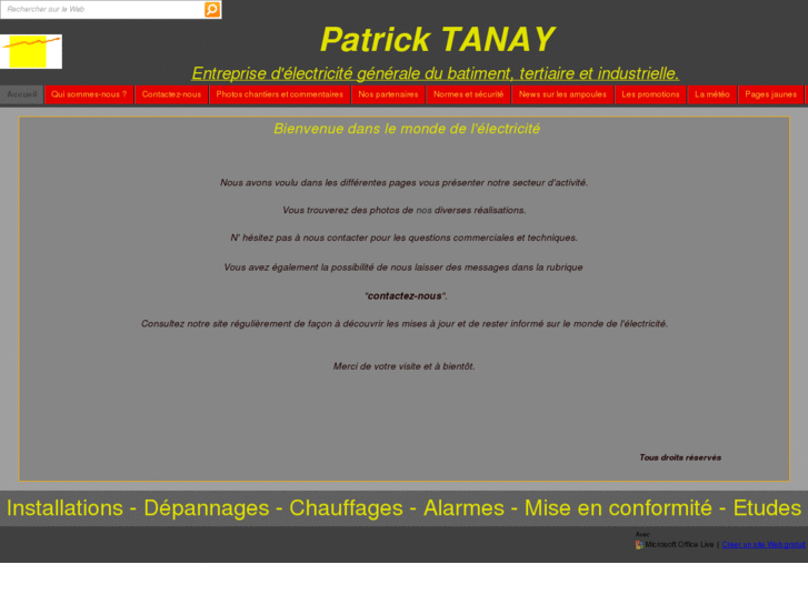 www.electricite-generale-tanay-patrick.com