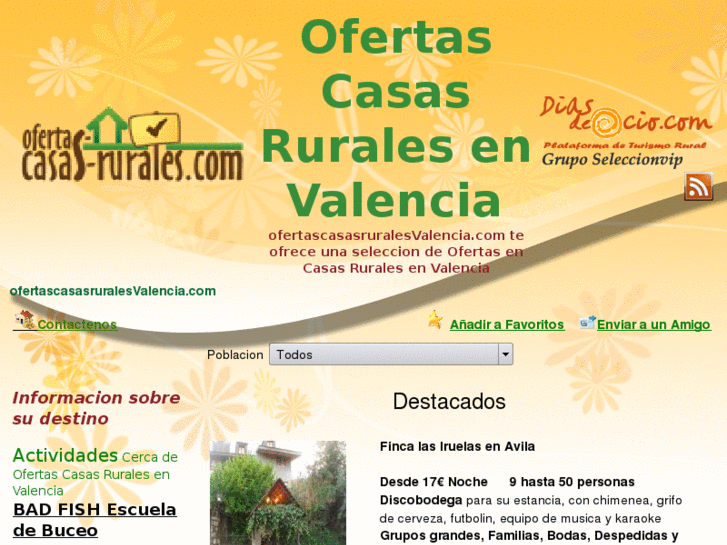 www.ofertascasasruralesvalencia.com