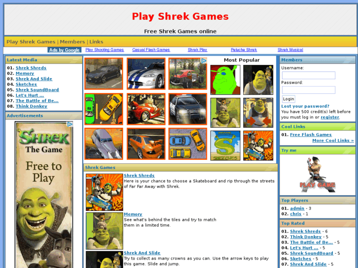 www.playshrekgames.com