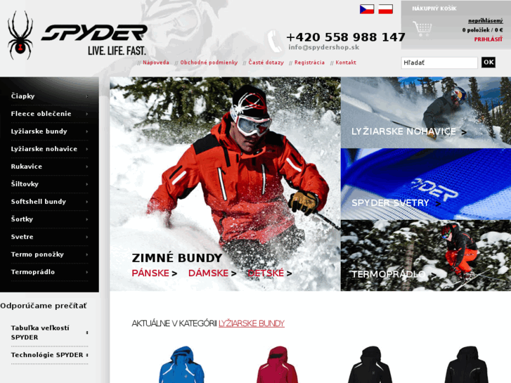 www.spydershop.sk