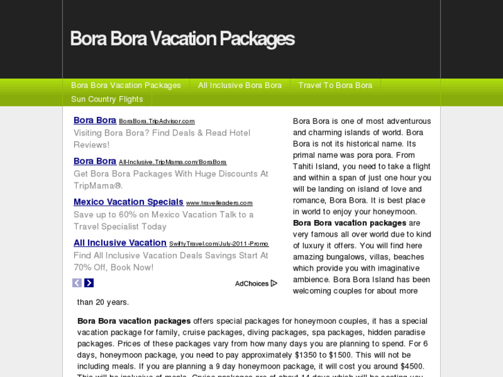 www.boraboravacationpackages.info