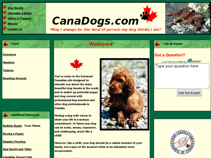 www.canadogs.com