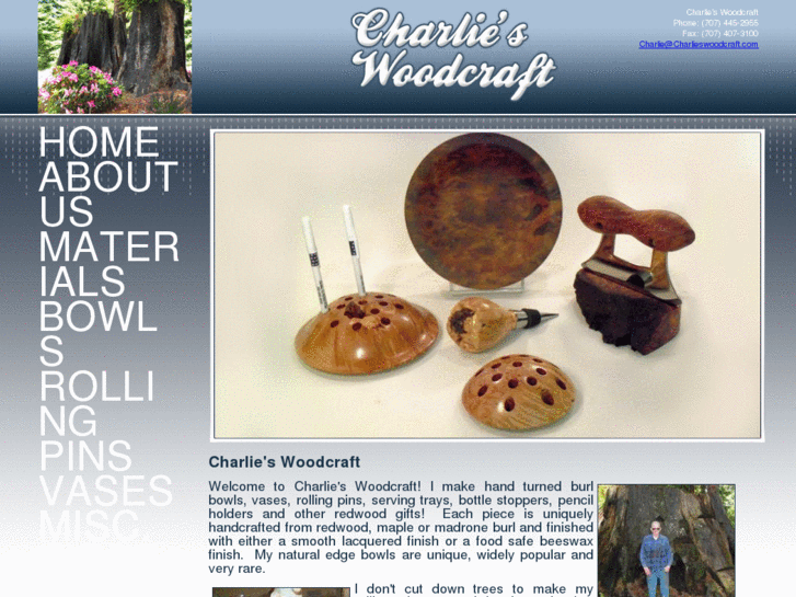 www.charlieswoodcraft.com