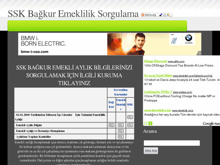 www.emekliliksorgulama.com