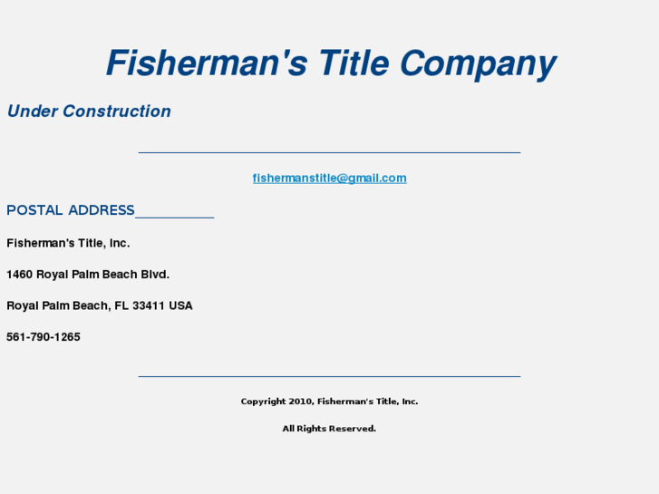 www.fishermanstitle.com