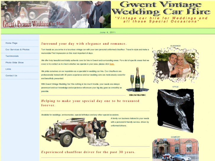 www.gwentvintageweddingcarhire.co.uk