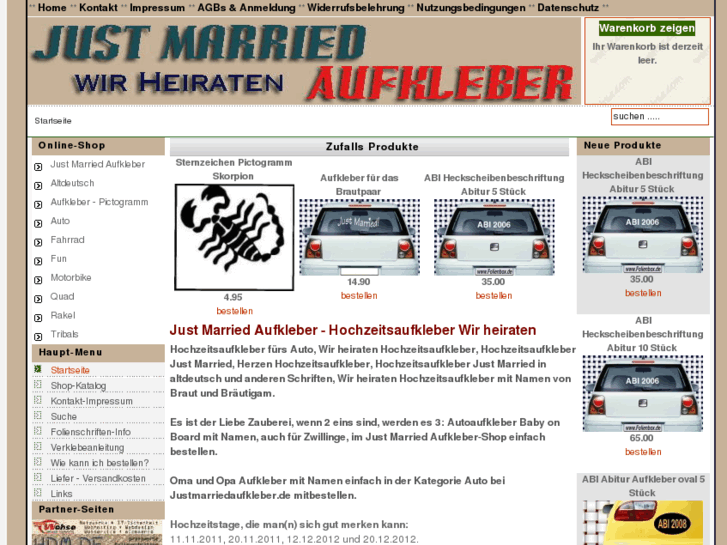 www.justmarriedaufkleber.de