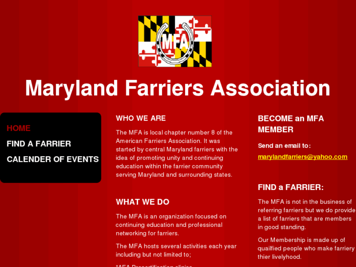 www.marylandfarriersassociation.com