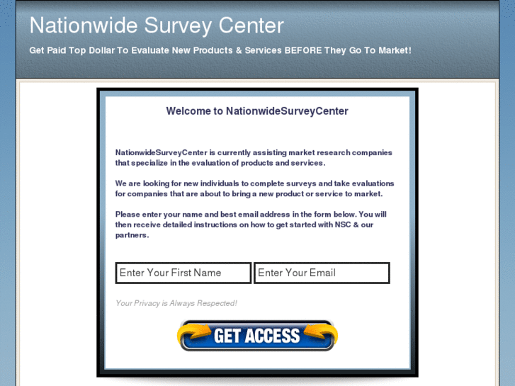 www.nationwidesurveycenter.com