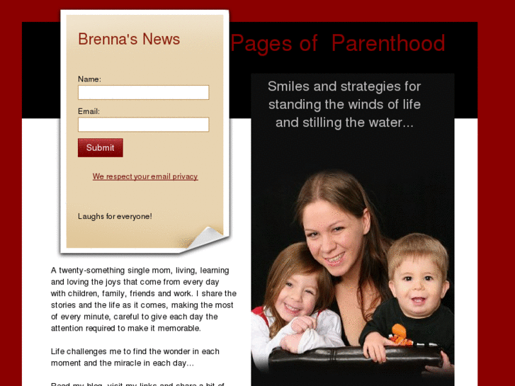 www.pagesofparenthood.net