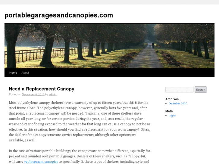 www.portablegaragesandcanopies.com