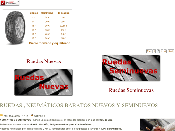 www.ruedasllantasyneumaticos.com
