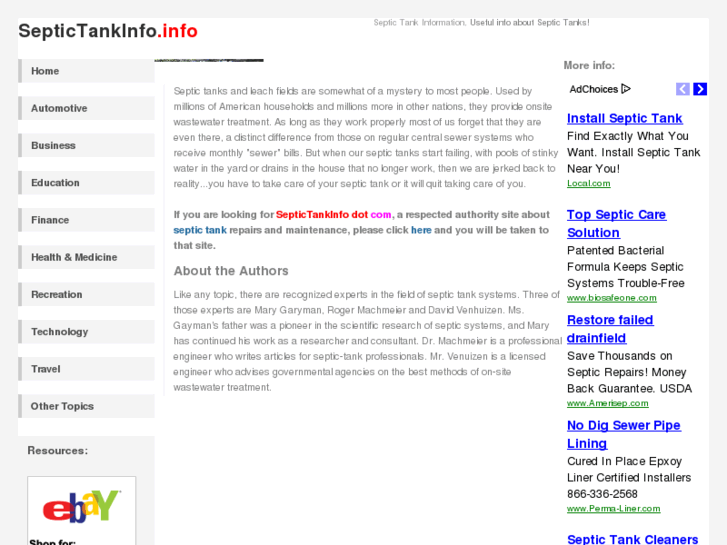 www.septictankinfo.info