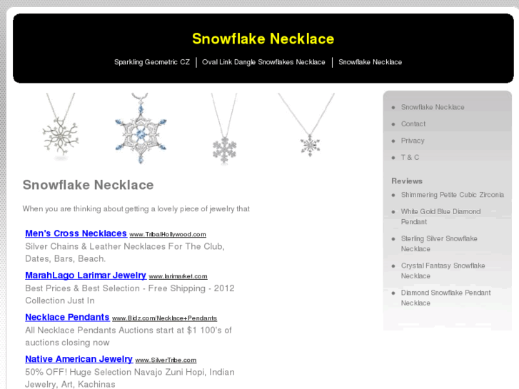 www.snowflakenecklace.net