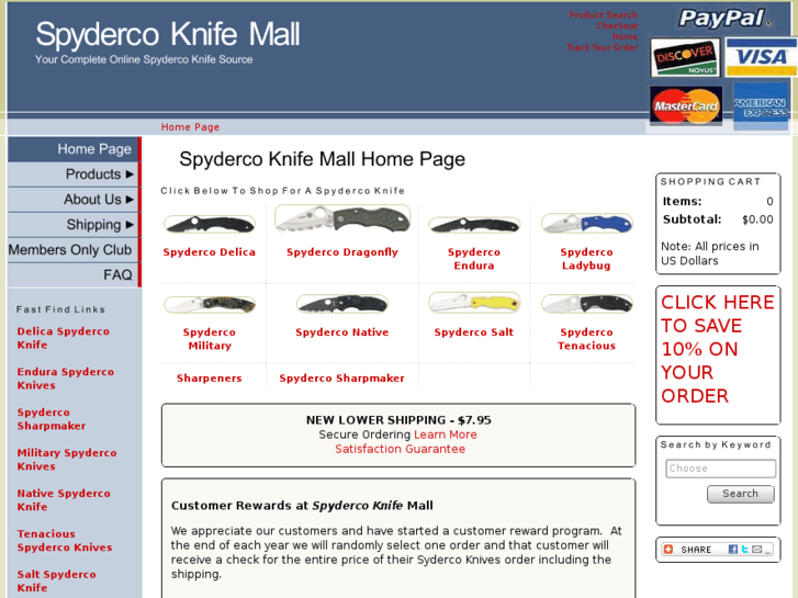 www.spydercoknifemall.com