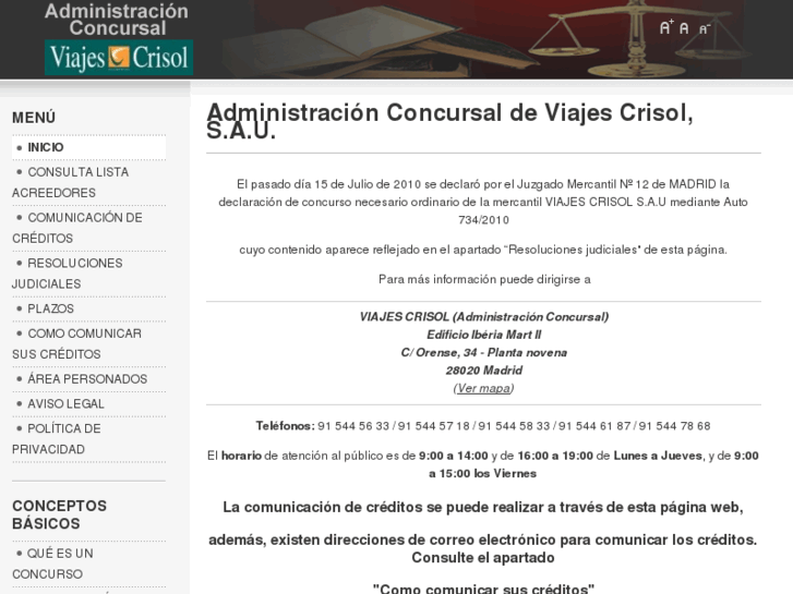 www.concursoviajescrisol.es