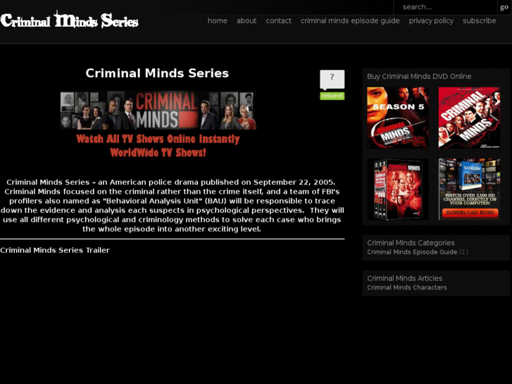 www.criminalmindsseries.com
