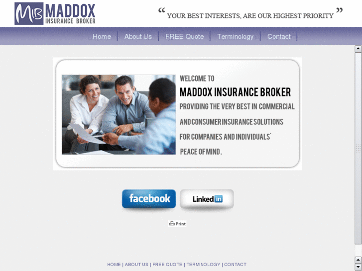 www.maddoxinsurancebroker.com