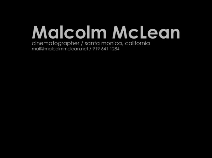 www.malcolmmclean.net