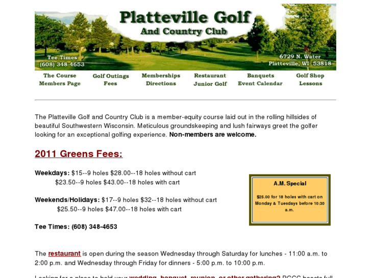 www.plattevillegolf.com