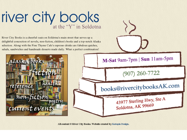 www.rivercitybooksak.com