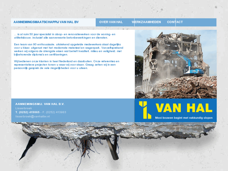 www.vanhalbv.nl