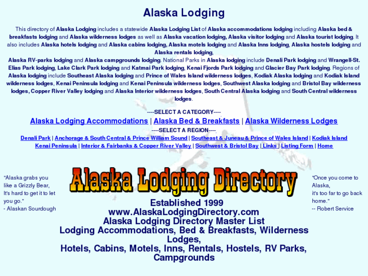 www.alaskalodgingdirectory.com