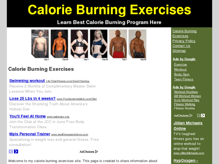 www.calorieburningexercises.net