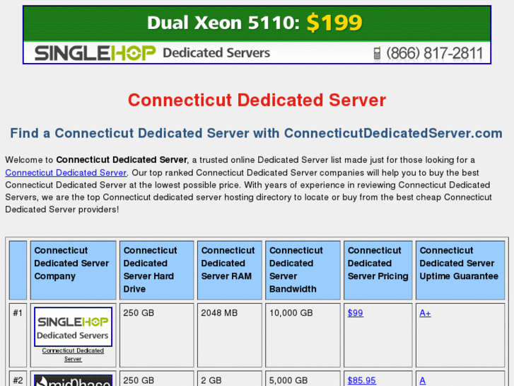 www.connecticutdedicatedserver.com