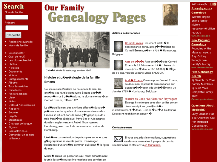 www.ernens-genealogy.com