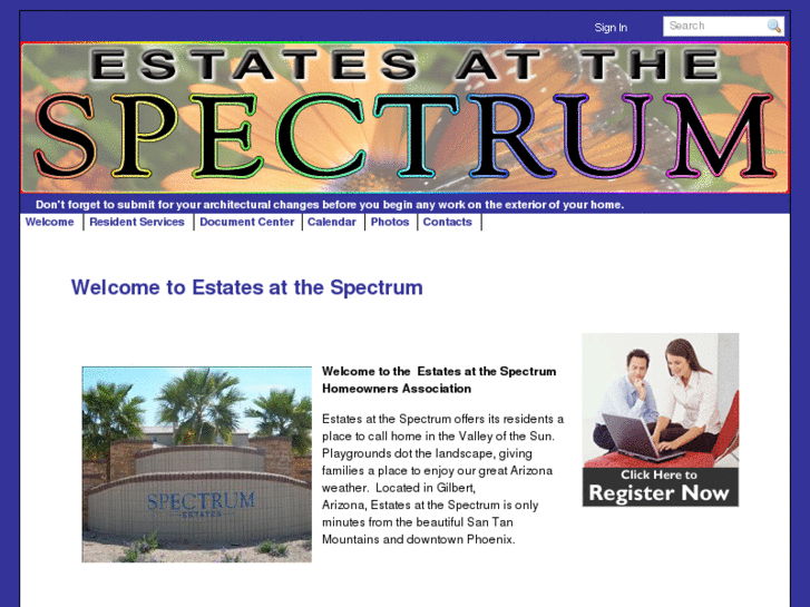 www.estatesatspectrumhoa.org